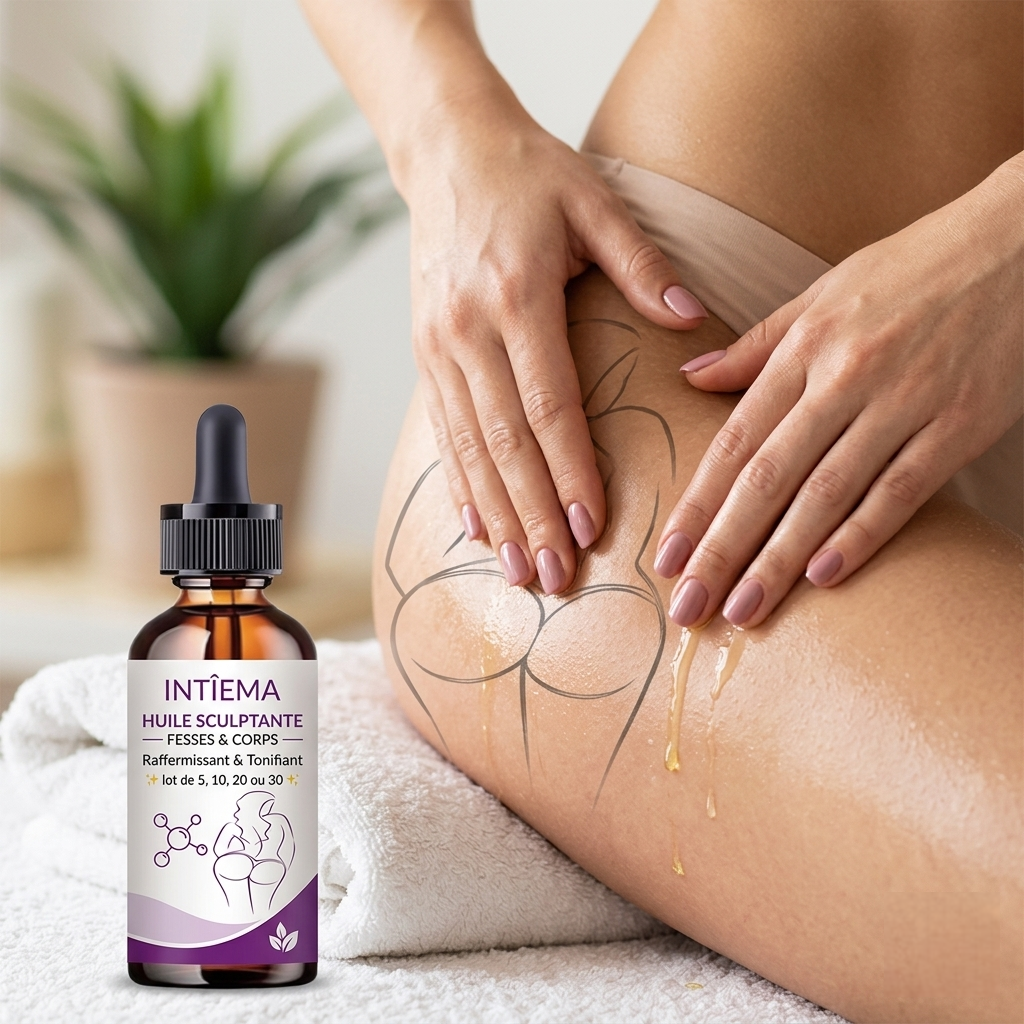 Huile Raffermissante Corps et Fesses – Sculpte et Hydrate
