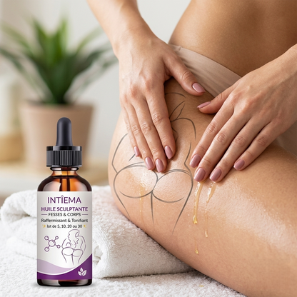 Huile Raffermissante Corps et Fesses – Sculpte et Hydrate