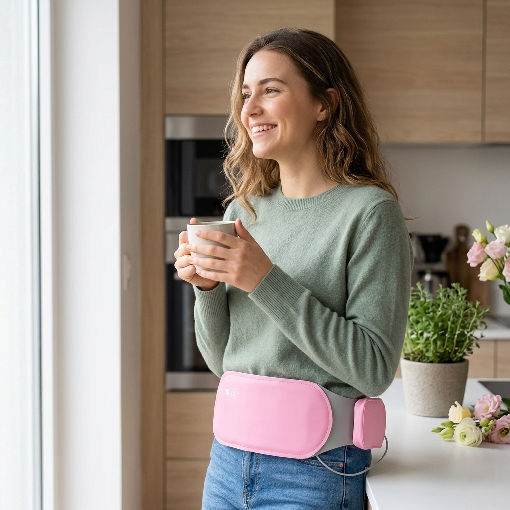 Ceinture Chauffante Menstruelle – Soulagement Des Crampes