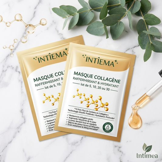 Masque Visage Collagène Raffermissant – Hydratation Intense