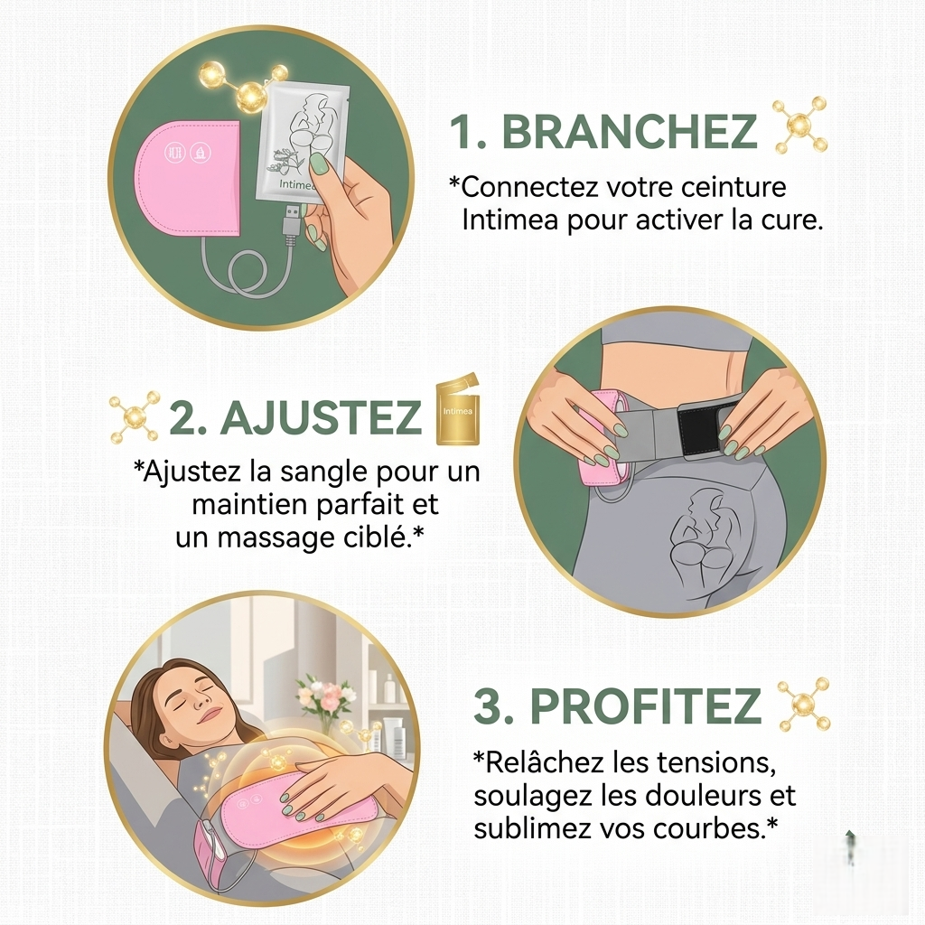 Ceinture Chauffante Menstruelle – Soulagement Des Crampes