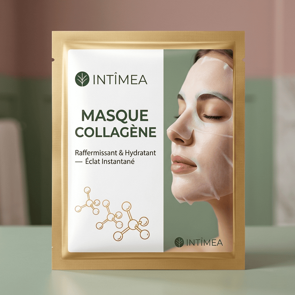 Masque Visage Collagène Raffermissant – Hydratation Intense